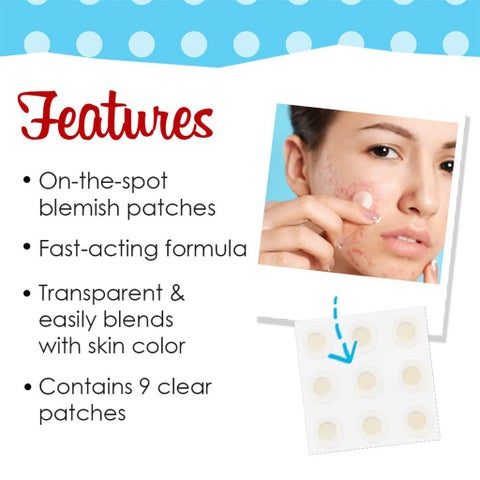 Bye Bye Blemish Microneedling Blemish Patches, Pack of 9's