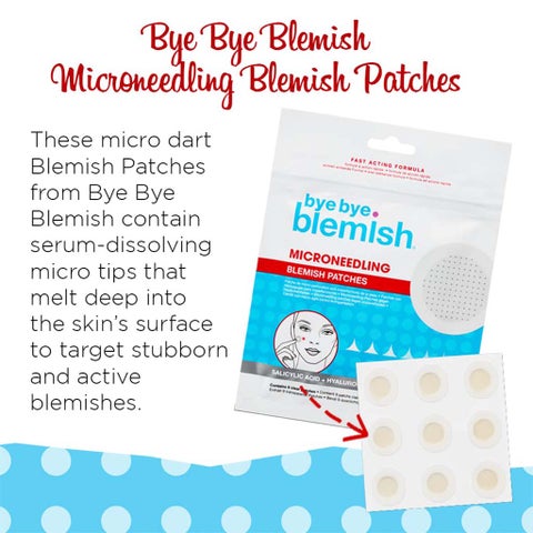 Bye Bye Blemish Microneedling Blemish Patches, Pack of 9's