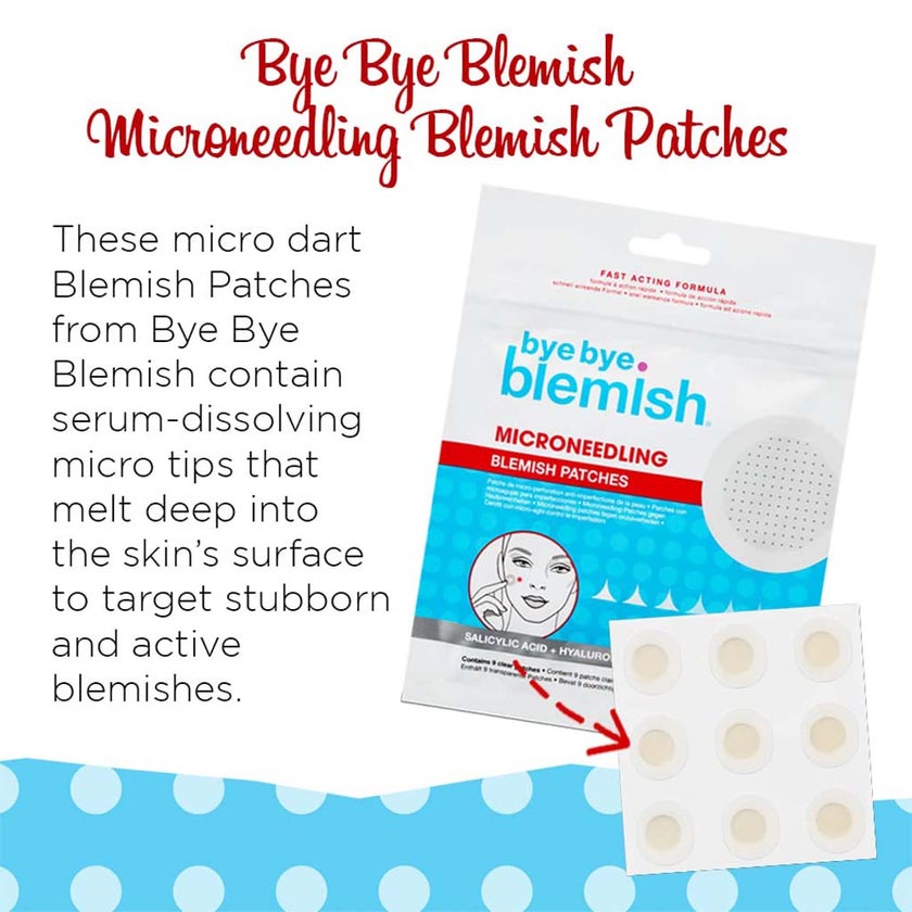 Bye Bye Blemish Microneedling Blemish Patches, Pack of 9's