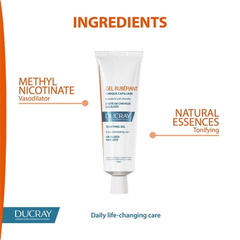 Ducray Rubefiant Scalp Stimulating Tonifying Gel 30ml