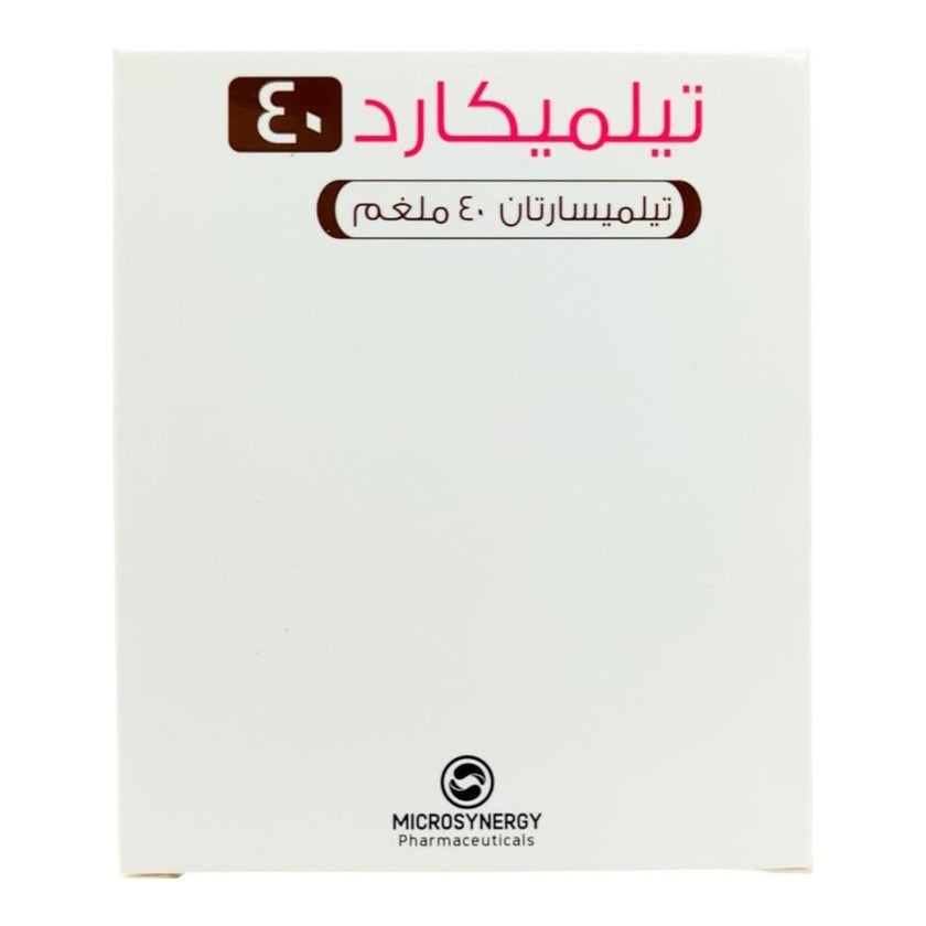 Telmicard 40mg Tablets, Pack of 28's