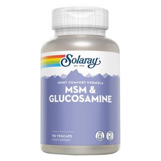 Solaray MSM & Glucosamine Veg Capsules For Joint Comfort & Joint Health, Pack of 90's