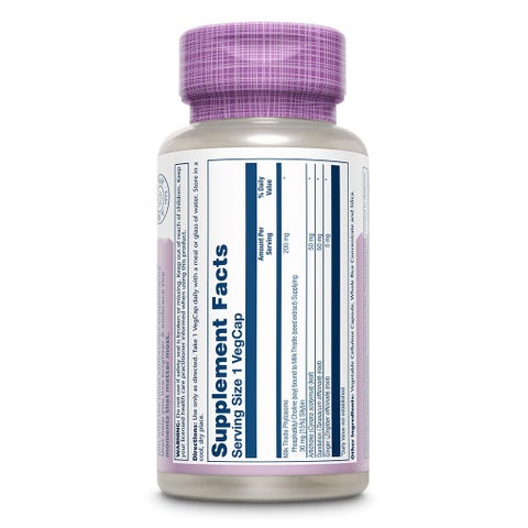 Solaray Milk Thistle Phytosome, Liver Support - 60 Capsules