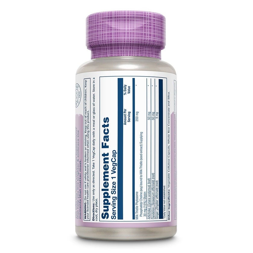 Solaray Milk Thistle Phytosome With Artichoke & Dandelion VegCapsules For Liver Support 60’s