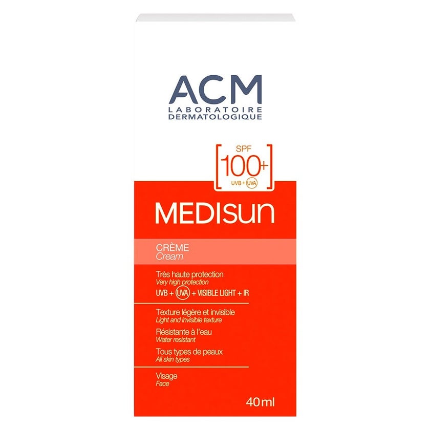 ACM Medisun SPF100 Face Sunscreen Cream For Sun Protection 40ml