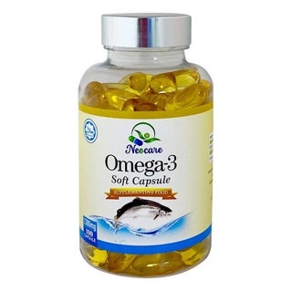 Neocare Omega 3 1000mg Fish Oil Supplement Softgels, Pack of 100's