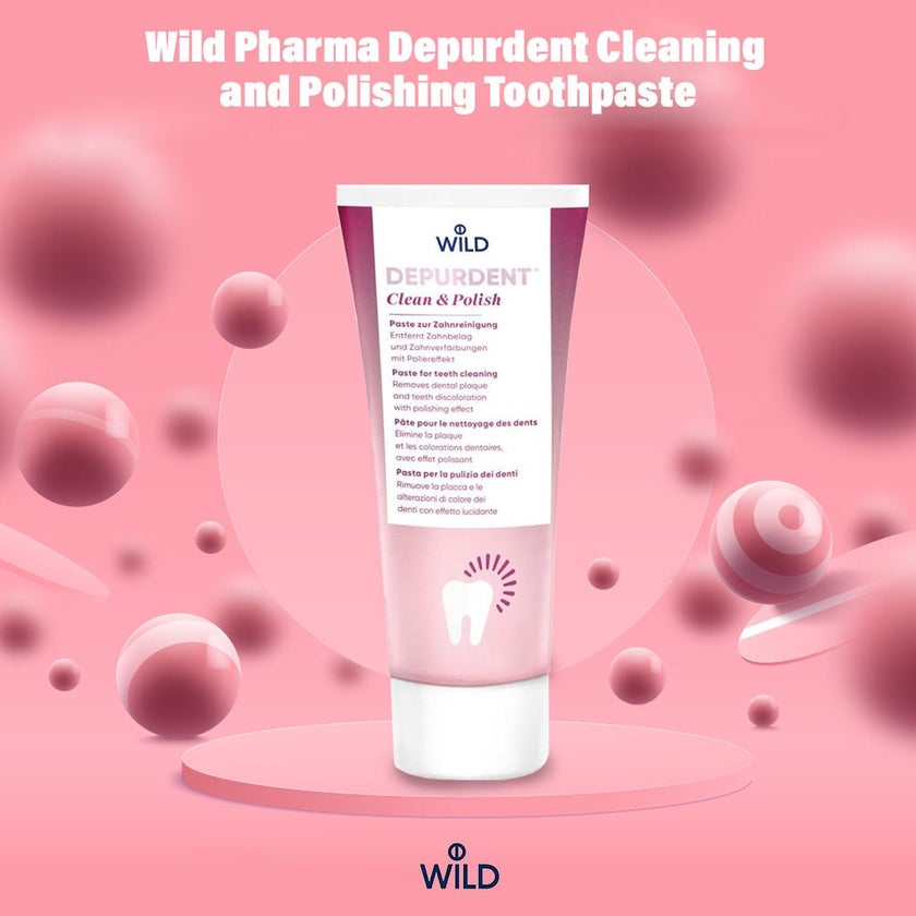 Wild Pharma Depurdent Cleaning And Polishing Toothpaste 75ml