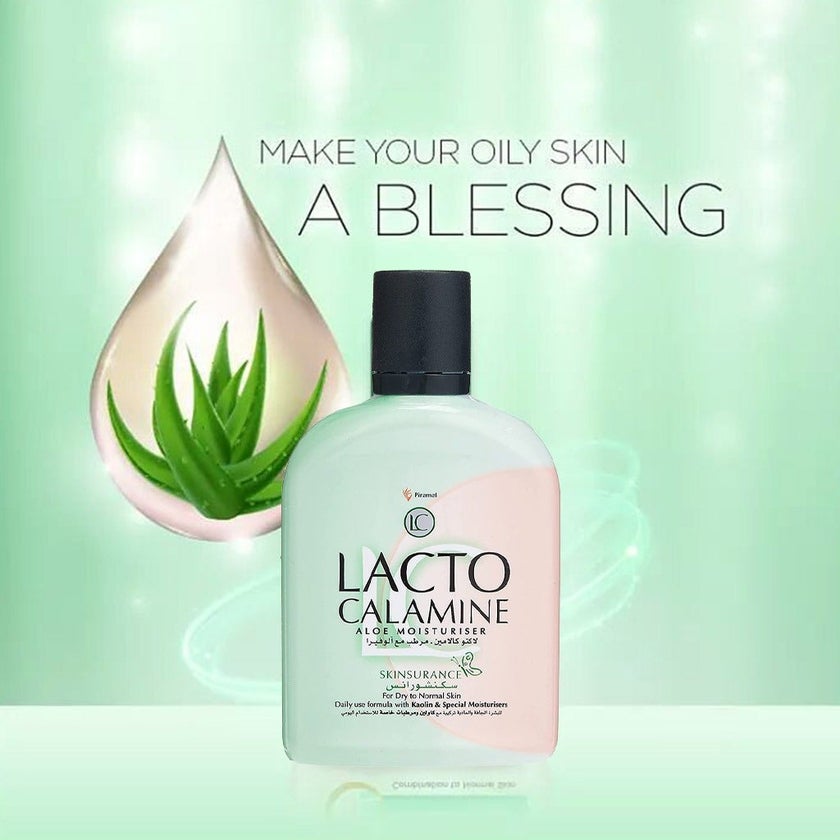 Lacto Calamine Aloe Moisturiser Lotion For Dry To Normal Skin 120ml