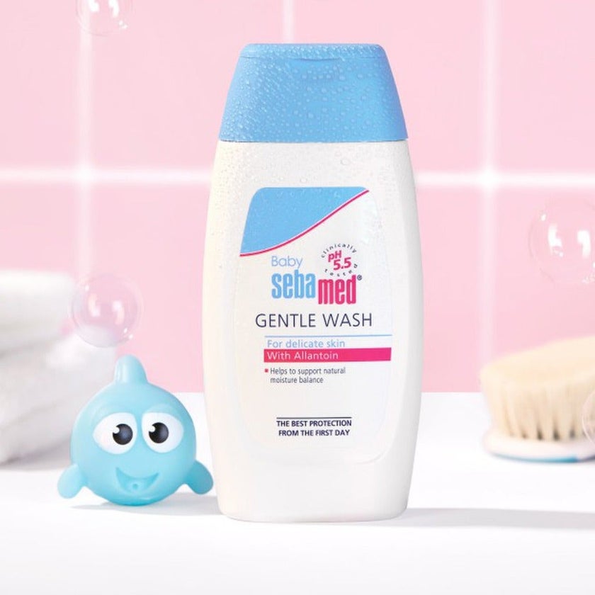 Sebamed Extra Mild Baby Shampoo For Delicate Scalp 150ml + Gentle Wash For Delicate Baby Skin 200ml Combo Pack
