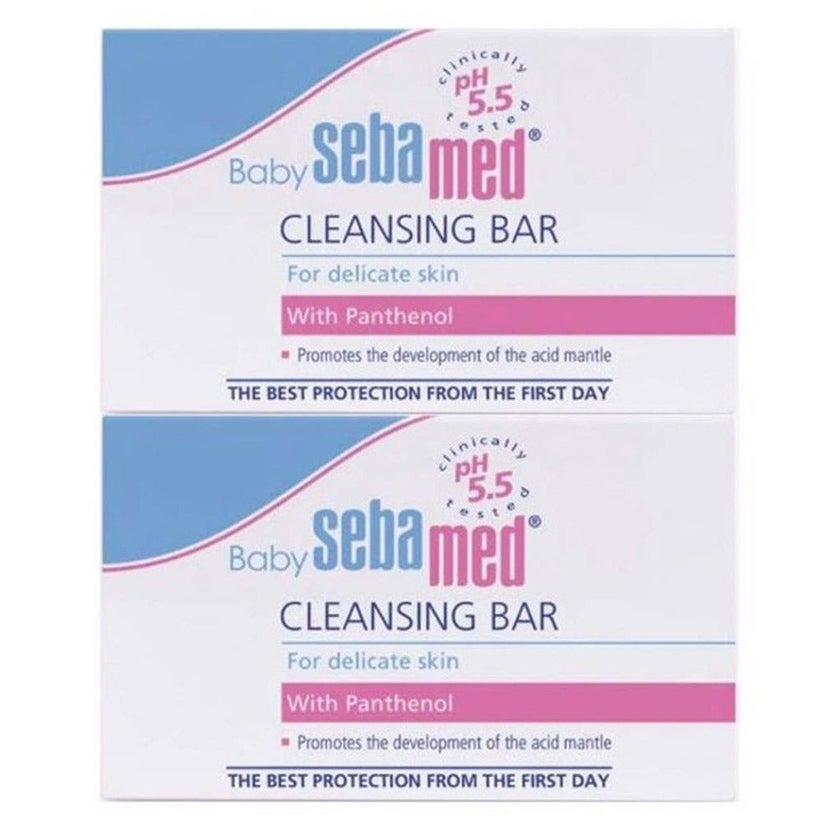 Sebamed Extra Mild Baby Cleansing Bar For Delicate Skin 150g, Pack of 2's