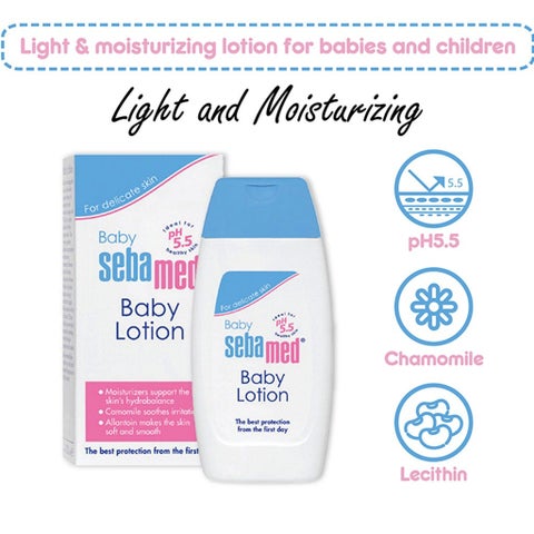 Sebamed Baby Gentle Wash 200ml + Baby Lotion 200ml