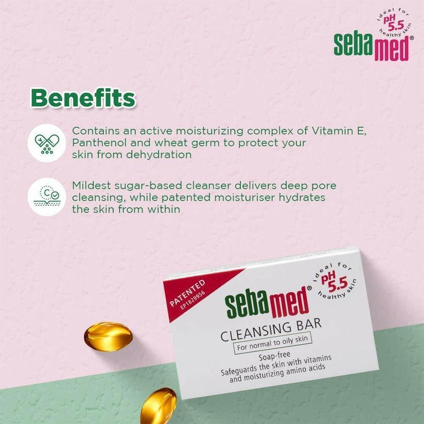 Sebamed Adult Cleansing Bar For Sensitive And Problematic Skin 150g, Pack of 2's