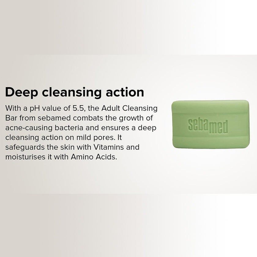 Sebamed Adult Cleansing Bar For Sensitive And Problematic Skin 150g, Pack of 2's