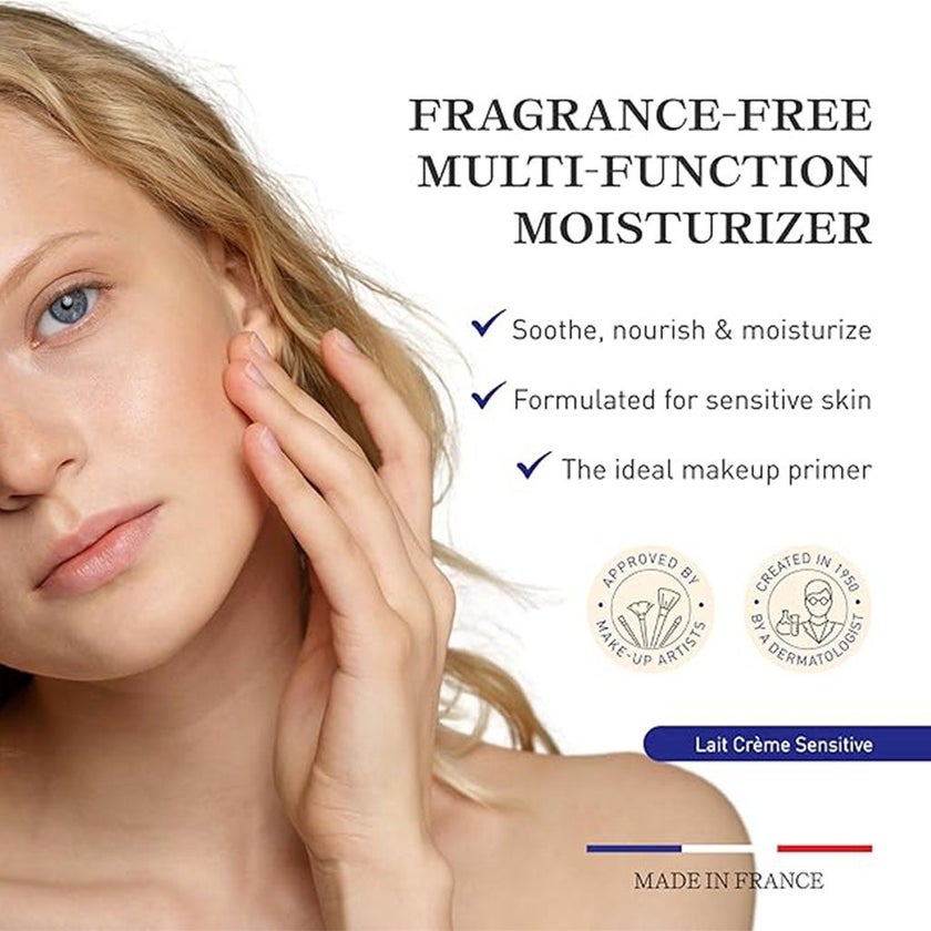 Embryolisse Lait-Creme Sensitive Fragrance Free Daily Moisturizer Cream For Face And Body 100ml