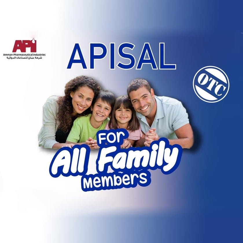 Apisal Jet Dead Sea Hypertonic Nasal Spray For Nasal & Sinus Allergy Relief 125ml