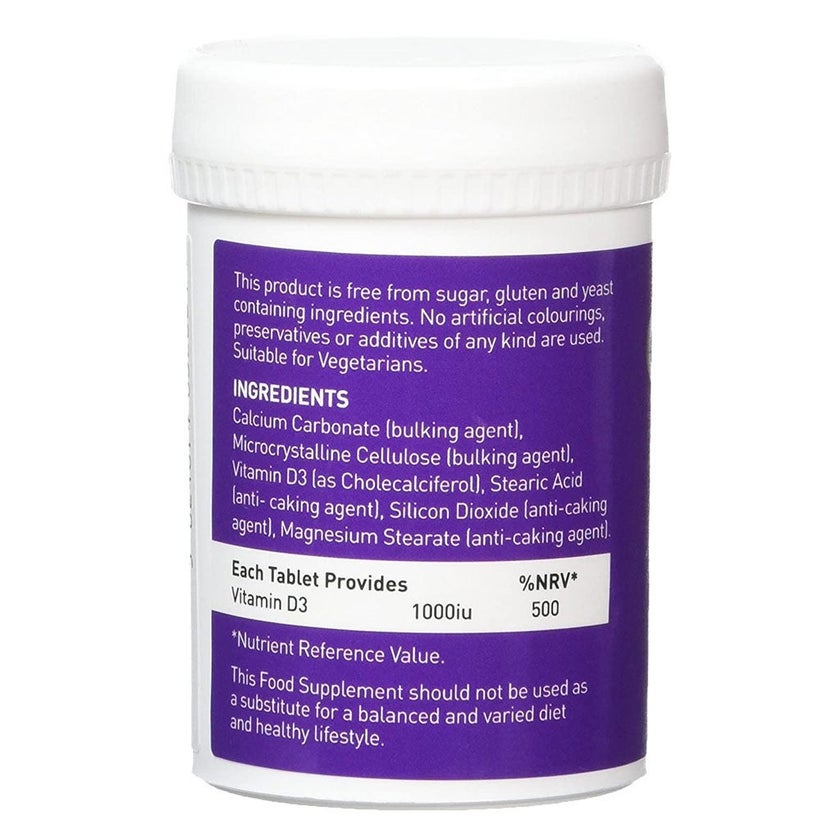 Valupak Vitamin D3 1000IU Tablet For Immunity, Pack of 60's