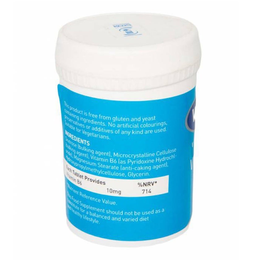 Valupak Vitamin B6 10mg Tablets For Healthy Nervous System Functioning, Pack of 60's