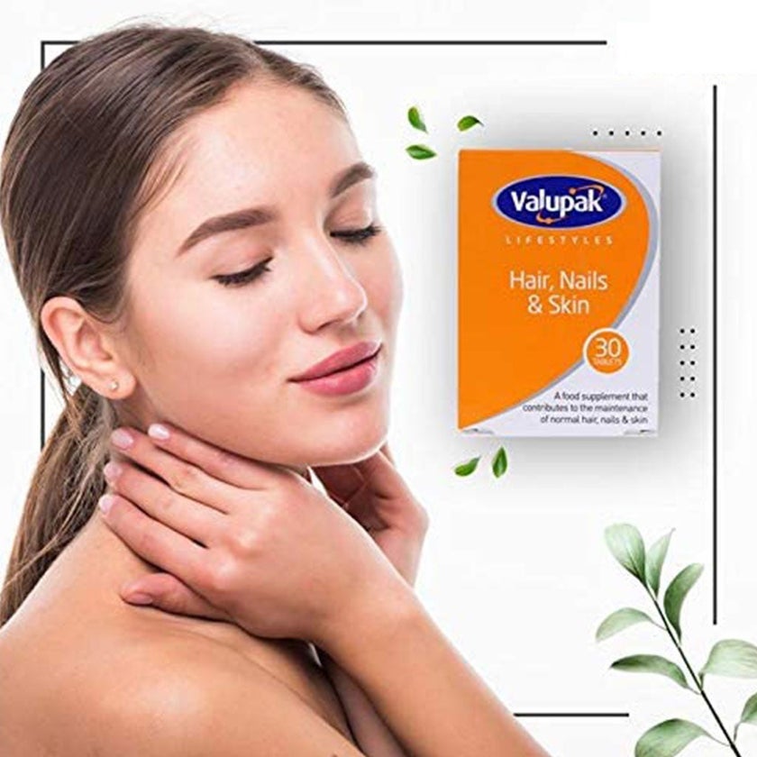 Valupak Hair, Nails And Skin Tablet, Pack of 30's