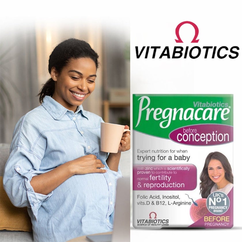 Vitabiotics Pregnacare Conception Prenatal Tablets, Pack of 30's