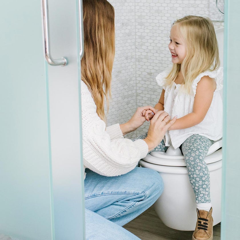 The First Years Soft Grip Trainer Potty Seat - Gray