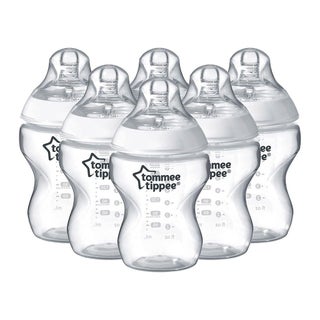Tommee Tippee Closer To Nature Baby Feeding Bottle For 0 Months+ Babies 260ml-Pack Of 6