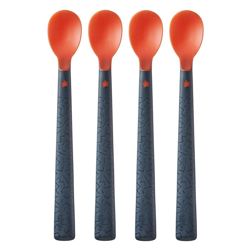 Tommee Tippee Heat Sense Soft Weaning Spoon For 4 Months+ Babies-Pack Of 4
