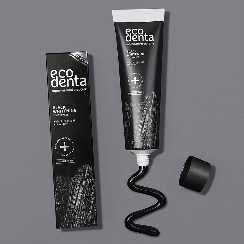 Ecodenta Fluoride Free Black Whitening Toothpaste 100ml