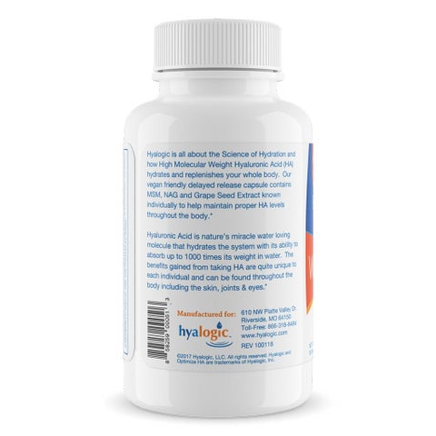 Hyalogic Optimize Hyaluronic Acid 120mg Capsules For Whole Body, Pack of 30's
