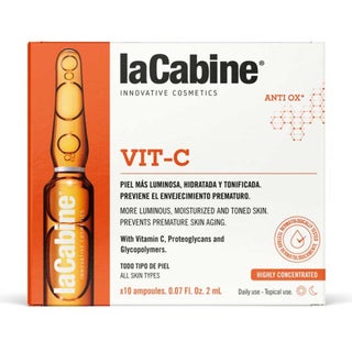 LaCabine Vitamin C Facial Ampoules 2ml, Pack of 10's