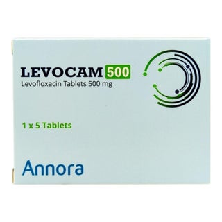 Levocam 500mg Film Coated Tablets, Pack of 5's