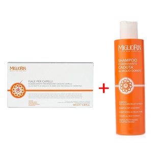 Migliorin Anti-Hair loss Phials 10ml 10's + Hair Loss Shampoo 200ml Anti-Hair Loss - PROMO PACK