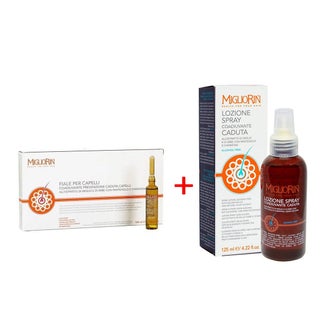 Migliorin Anti-Hair loss Phials 10ml 10's + Alcohol Free Hair Spray 125ml Anti-Hair Loss - PROMO PACK