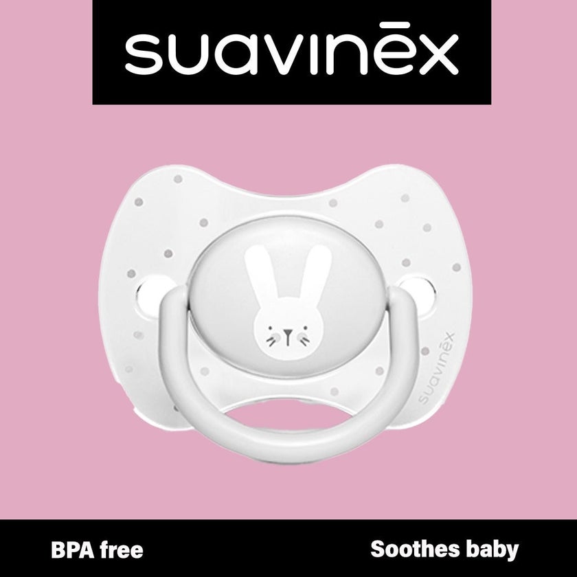 Suavinex Premium Physiological Soother Grey Rabbit 0-6 Months