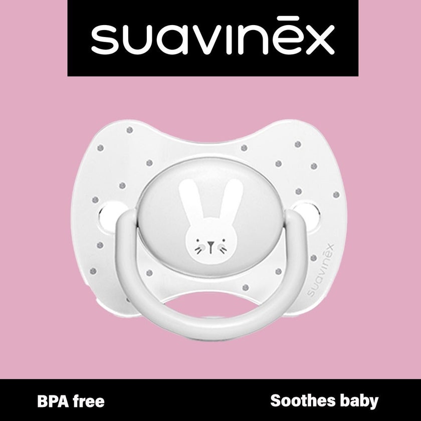 Suavinex Premium Physiological Soother Grey Rabbit 18 Months