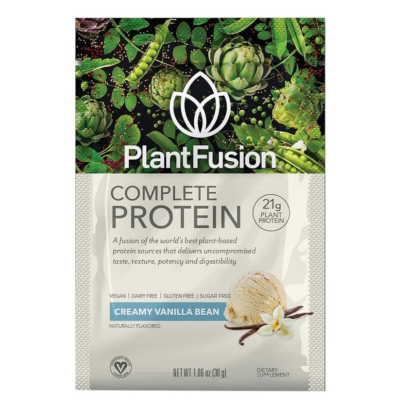 PlantFusion Complete Plant Protein Powder Creamy Vanilla Bean 30g, Pack of 12's