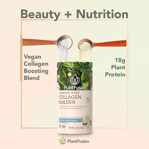 PlantFusion Complete Plant Collagen Builder Powder Creamy Vanilla Bean 324g