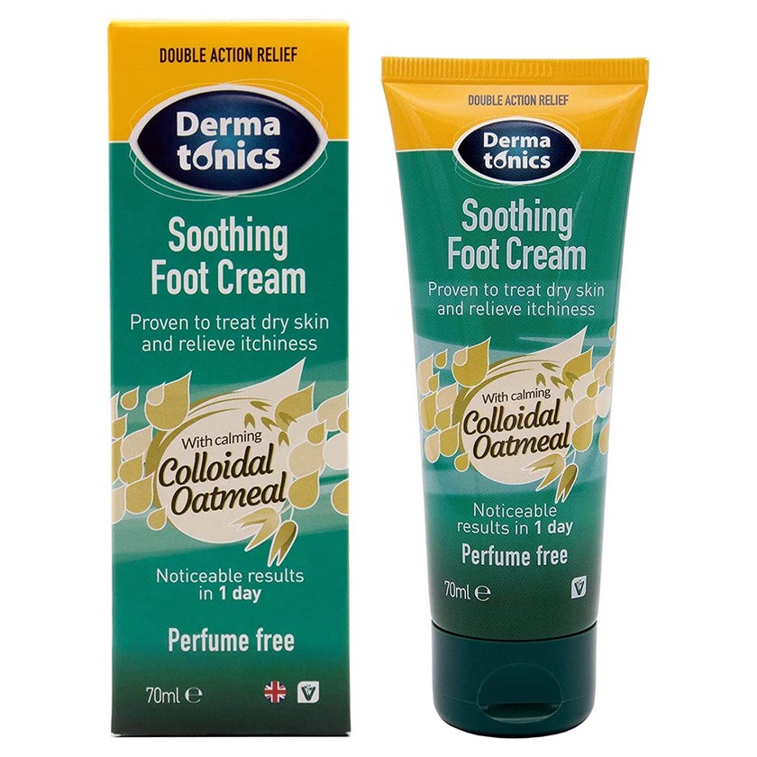 Dermatonics Soothing Foot Cream With Calming Colloidal Oatmeal 70ml