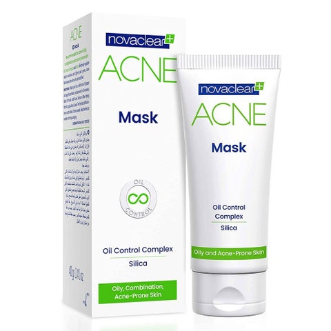 Novaclear Oil Control Mattifying Acne Mask For Oily, Acne-Prone and Combination Skin 40g
