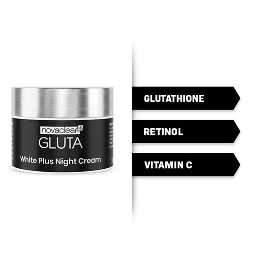 Novaclear Gluta White Plus Facial Night Cream For pigmentation and dark spots 50ml