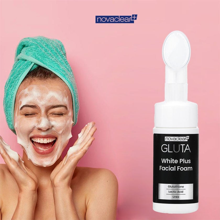 Novaclear Gluta White Plus Facial Foam With Glutathione 100ml