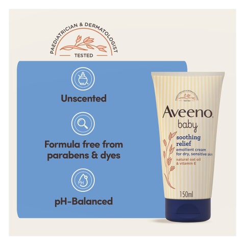 Aveeno Baby Soothing Relief Emollient Cream - 150ml