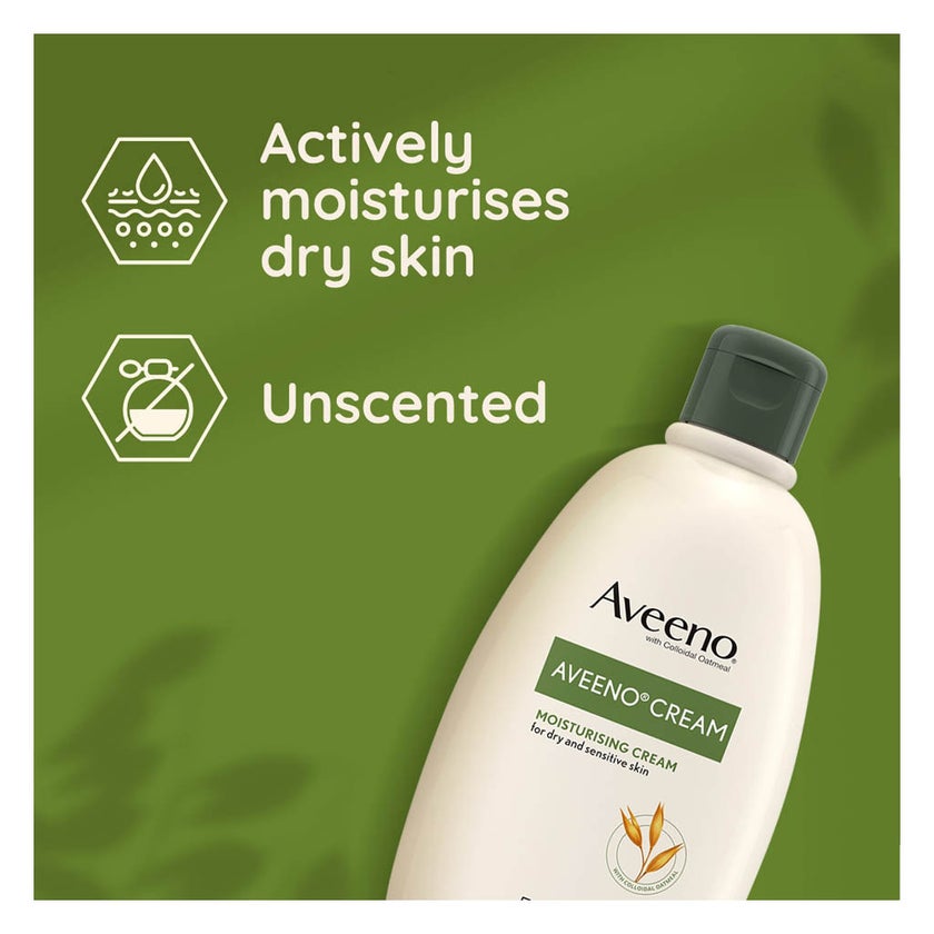 Aveeno Moisturizing Body Cream For Dry, Sensitive & Eczema Prone Skin 500ml