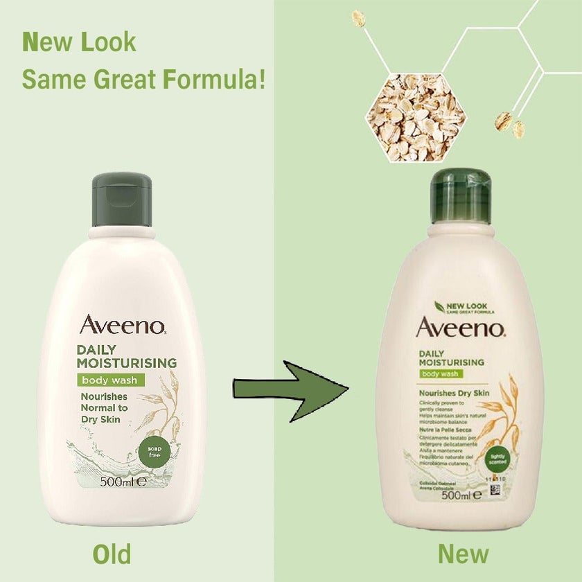 Aveeno Daily Moisturizing Body Wash For Normal To Dry Skin 500ml