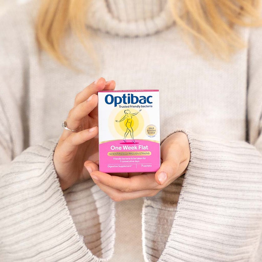 Optibac One Week Flat Probiotics Sachets, Pack of 28's