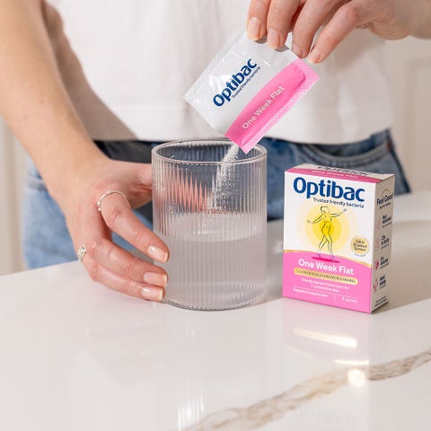 Optibac One Week Flat Probiotics Sachets, Pack of 28's