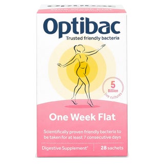 Optibac One Week Flat Probiotics Sachets, Pack of 28's