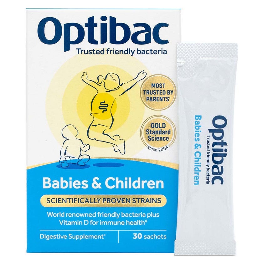 Optibac Probiotic Sachets For Babies & Children, 0-12 Years - Pack of 30's