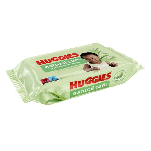 Huggies Natural Care Baby Wet Wipes With Aloe Vera, Pack of 168's