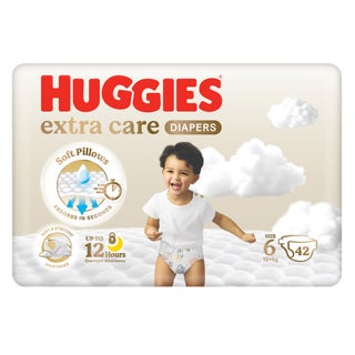 Huggies Extra Care Baby Diapers, Size 6, 15+Kg, Pack of 42's