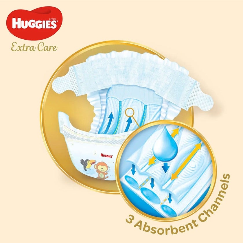 Huggies Extra Care Baby Diapers, Size 6, 15+Kg, Pack of 42's